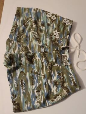 Instant Action Tropical Print Swim Shorts Women's M